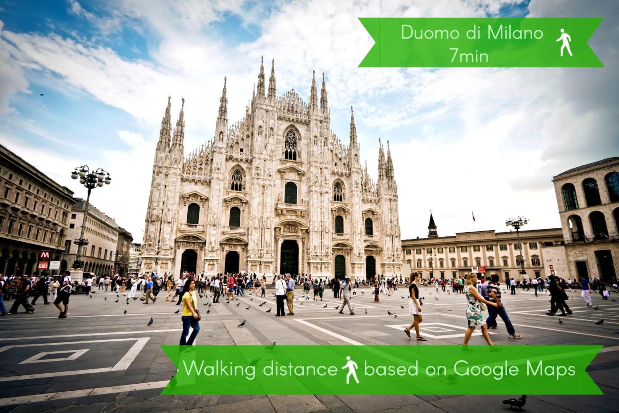 San Babila Central Tower With Panoramic Terrace Overlooking Duomo By Rentopolis Milano Eksteriør billede